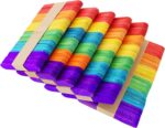 OWLKELA Mini coloured wooden craft sticks - Image 3