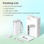 Nelko P21 Bluetooth label maker with tape – BLACK - Image 7