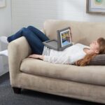 JML Pill-O-Pad Tablet Stand – Lap Cushion Holder for iPad – Dark Grey - Image 4