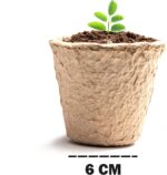 Keplin 96 Pack Biodegradable Planting Pots for Seeds 5x6cm – 96pc – Khaki – 117.81 cubic centimeters - Image 5