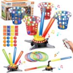 Motorised musical jumping game – Multicolor