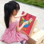 Adjustable desktop drawing board – 42cm – Natural - Image 4