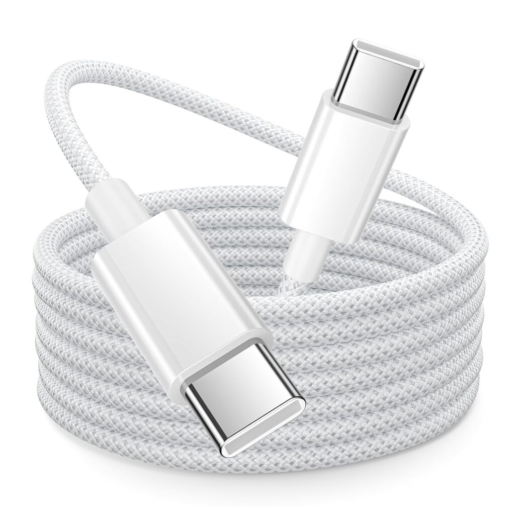 Lemsen iPhone 15 16 17 Charger Cable 3M, USB C Charger Cable 3M Long Type C to Type C Fast Charging Lead USB C Fast Charge Wire