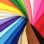 Felt craft fabric squares – Multicolour – 24-pack - Image 8