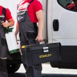 STANLEY Portable rigid toolbox with tote – Black/Yellow - Image 26