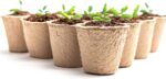 Keplin 96 Pack Biodegradable Planting Pots for Seeds 5x6cm – 96pc – Khaki – 117.81 cubic centimeters - Image 4