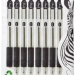Zebra Pen Zebra Z-Grip retractable black pens, 8 pack