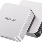 GEEKOM Mini desktop computer – A6 – White(16GB+1TB)