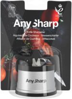 AnySharp Suction-base manual knife sharpener – Silver - Image 12