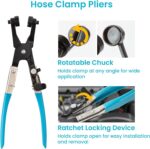 Generic Automotive hose-clamp pliers kit – Blue – 9-pack - Image 5
