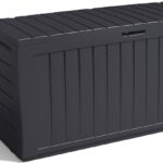 Keter Weatherproof garden storage chest – Grey – 270 litres