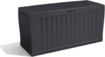 Keter Weatherproof garden storage chest – Grey – 270 litres