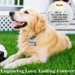 SEOUGEE Personalised pet ID tag – Silver Bone - Image 8