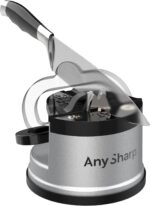 AnySharp Suction-base manual knife sharpener – Silver - Image 4