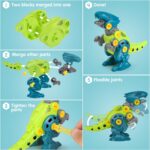 Take-apart dinosaur construction kit – PZ605 – 23 cm (L) x 15 cm (W) x 14 cm (H) – Multicolor - Image 3