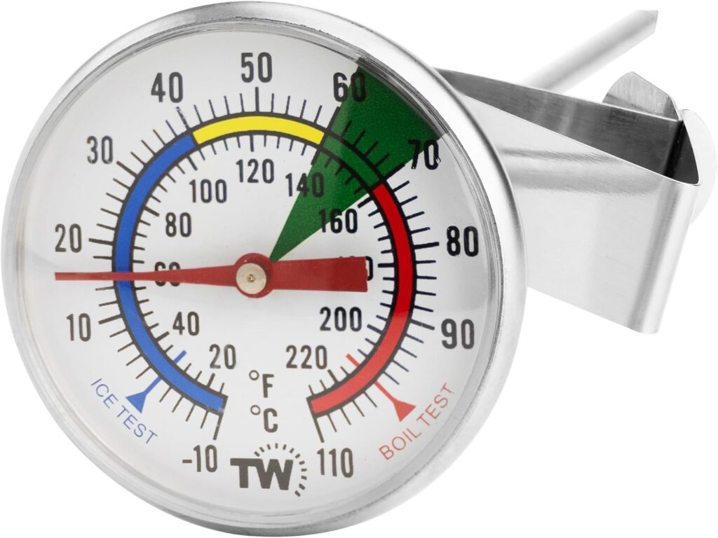 Thermometer World Clip-on milk frothing thermometer – 8541985734 – Stainless Steel