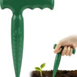 Planter Planting Dibber,Bulb Planter Tool Plastic with Measurement Scale for Accurate Planting,Suitable Hand Dibber for