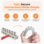 brackit Screw terminal connector strips – Clear – 4-pack - Image 4