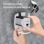 FERCOSEN Suction-mounted shower-head bracket – Slivery - Image 3