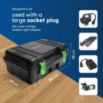 Desiretech Weatherproof outdoor power distribution box – Electrical Box with 10m Lead - Image 2