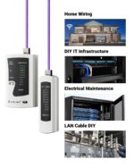VCELINK Standalone network cable continuity tester – white - Image 8
