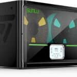 Four-spool heated filament dryer – black