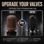 ZYOC Tyre Dust Valve Caps with O-Seal Ring, 10 pcs - Image 5