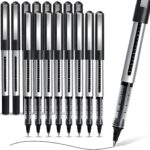 APOGO Fine-point gel rollerball pens – Black