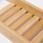 OHS Bamboo over-bath tray – Natural - Image 8