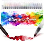 Amteker Watercolour brush-tip pens – multicoloured