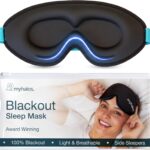 MyHalos 3D Blackout Sleep Mask with Pouch