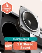 DAB radio and CD hi-fi system – Black - Image 2