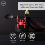 Pot-edge utensil rest – Red Crab - Image 2