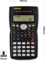 RENUS two-line scientific calculator – Black - Image 3