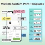Nelko P21 Bluetooth label maker with tape – BLACK - Image 2