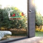 BPYOT Window Bird Feeders with 4 Strong Suction Cups and Detachable Seed Tray for Small Birds only – Clear – 6.8 kg - Image 6