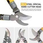 AIRAJ Telescopic bypass garden loppers – Orange - Image 5