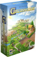 Z-Man Games Carcassonne tile-placement game – 7.5 x 2.63 x 10.75 inches – Multicolor