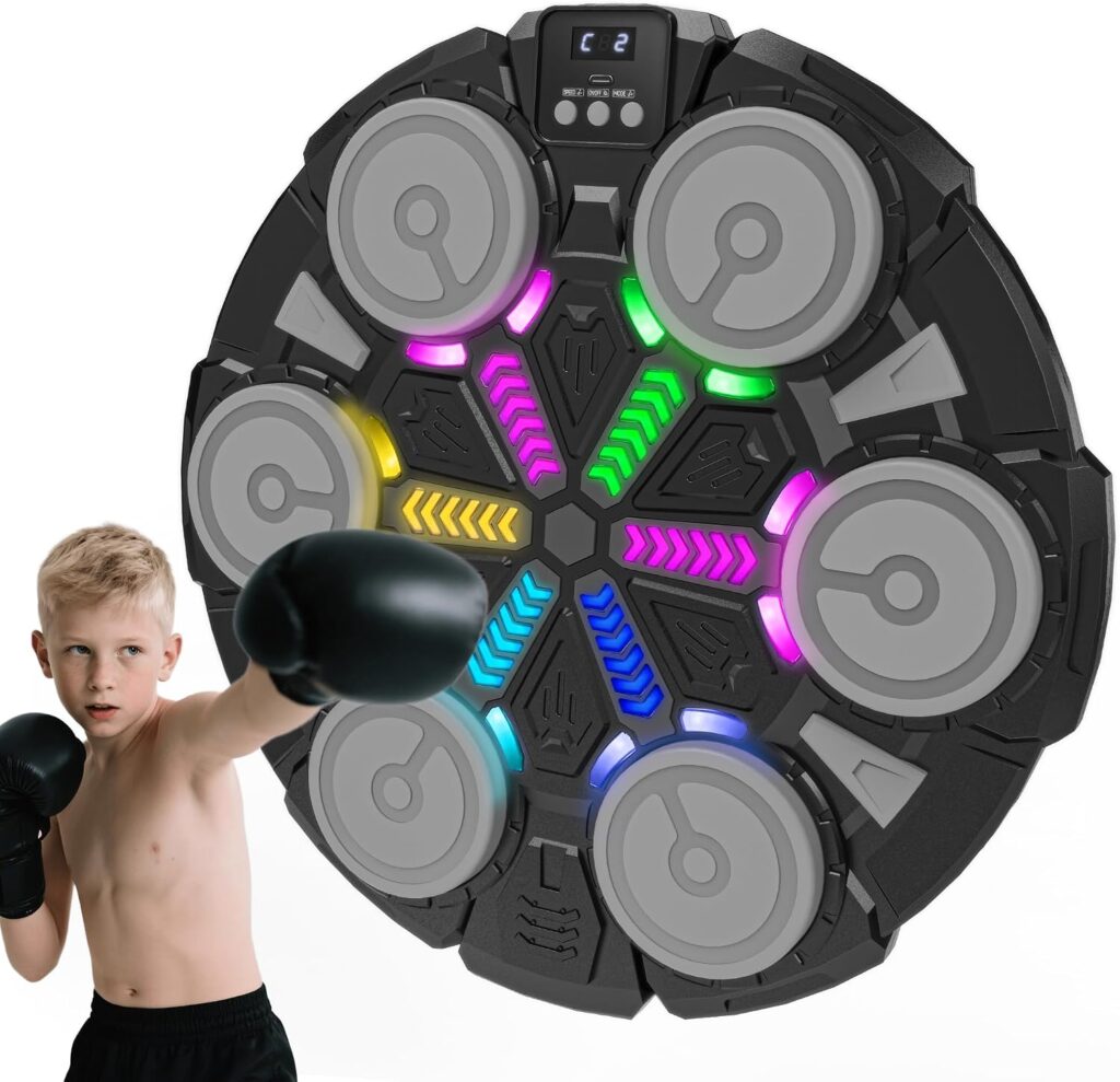 Electronic rhythm boxing target – Black