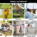 PAIDASHU Portable clipped travel clothesline – Multicolor - Image 7