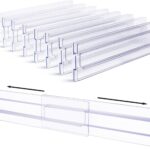 Vtopmart Adjustable drawer separator bars – Clear