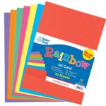 Baker Ross A5 coloured craft card – Assorted – 50-pack