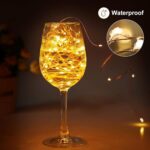 Lezonic Solar copper-wire string lights – Warm White – 2-pack - Image 5