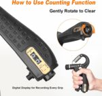 GRIFEMA GA5003 Adjustable Hand Grip Strengthener, 5–60 kg, Counter, Black - Image 4