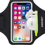 HAISSKY Phone running armband – Black(Up to 6.9")