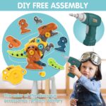 Take-apart dinosaur construction kit – PZ605 – 23 cm (L) x 15 cm (W) x 14 cm (H) – Multicolor - Image 4