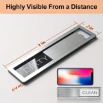 DRILBUR Clean-dirty dishwasher indicator – 7"W x 2"L – B/W - Image 2