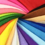Felt craft fabric squares – Multicolour – 24-pack - Image 2