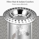 Toced Stainless Steel Kitchen Sink Strainer Plug – Silver 2 Pack - Image 4