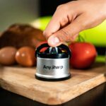 AnySharp Suction-base manual knife sharpener – Silver - Image 2